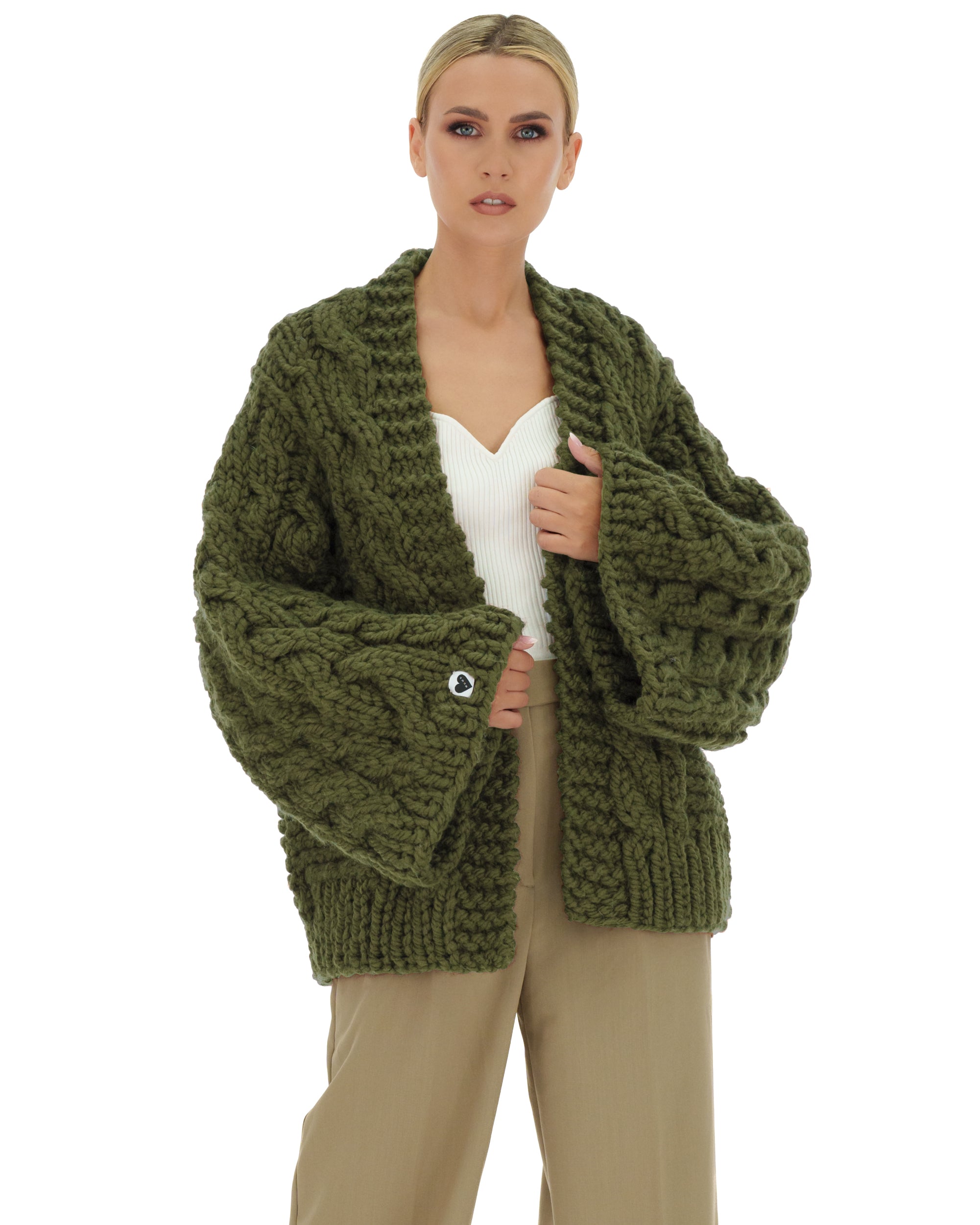 Cable Knit Cardigan – Mumshandmade