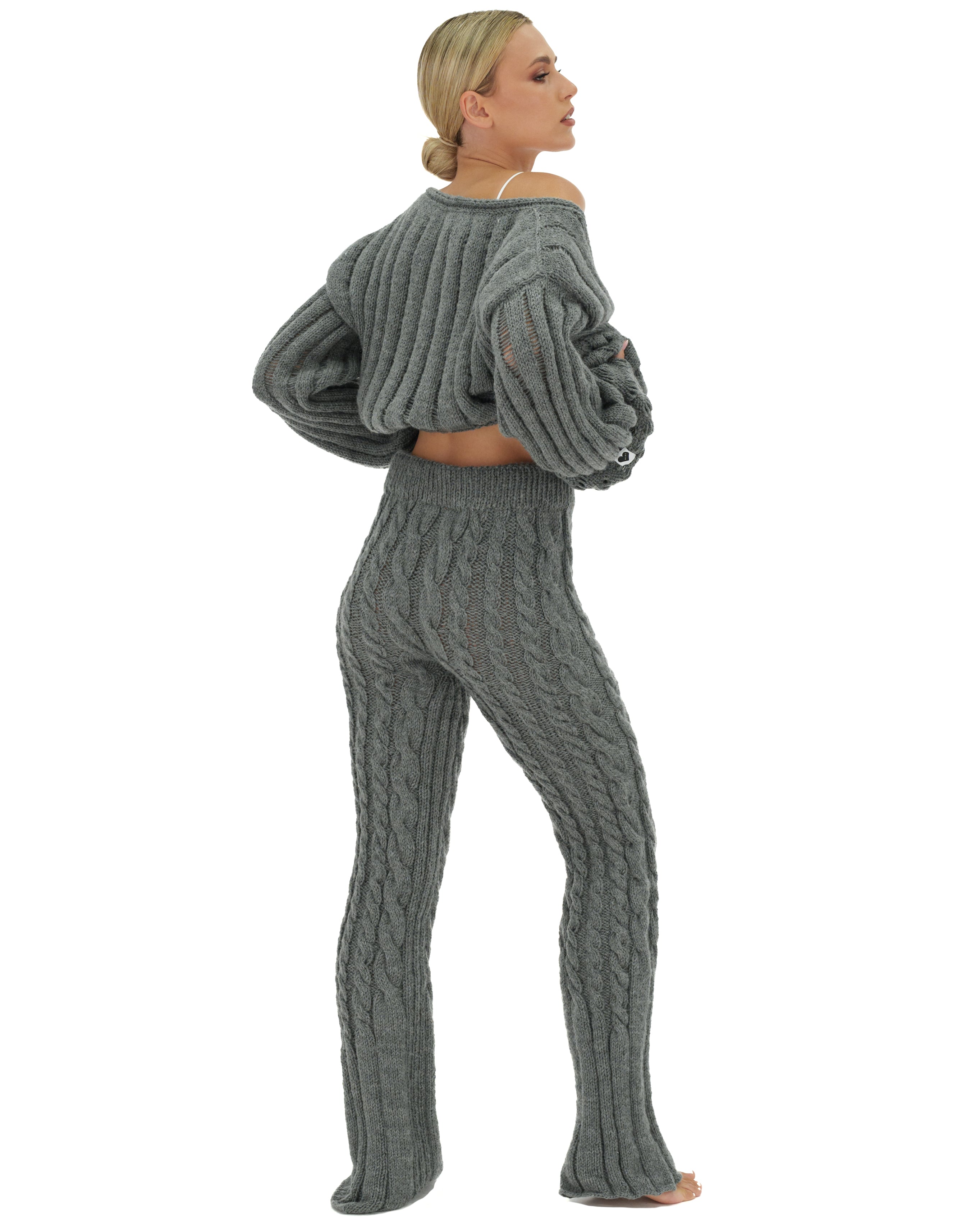 Cable Midi Sweater Dress – Mumshandmade